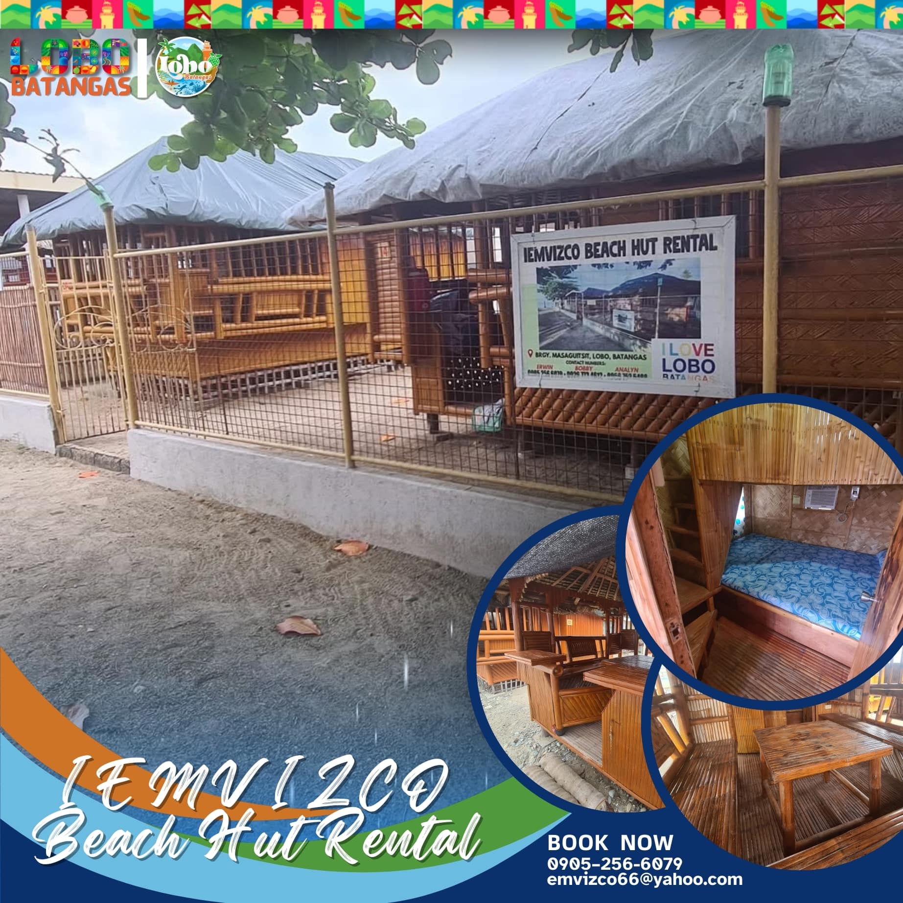 IEMVIZCO BEACH HUT RENTAL